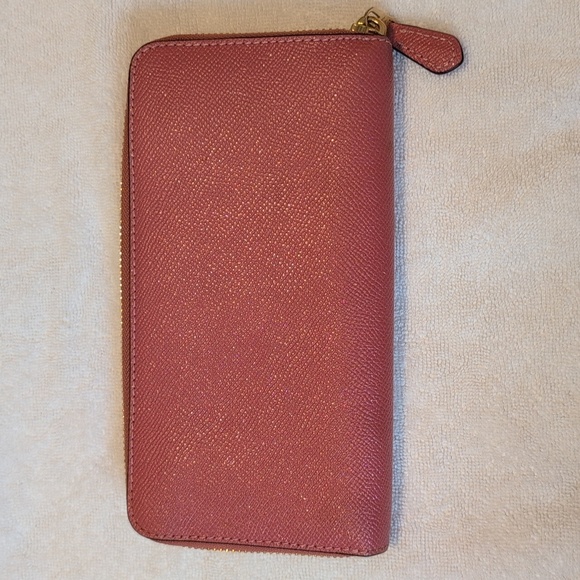 Coach Sparkle Pink Accordion Zippy Wallet - Picture 5 of 11